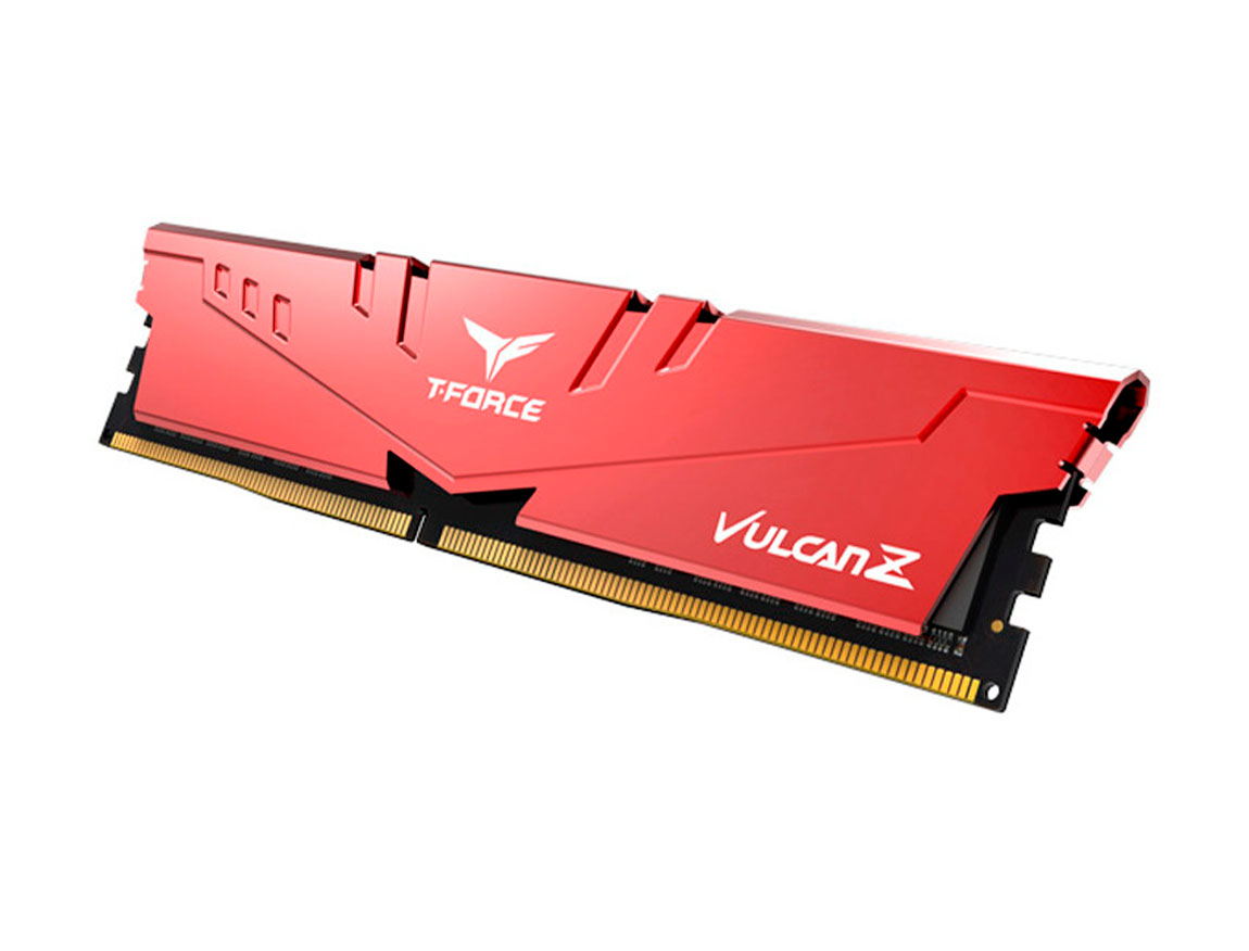 MEM. RAM TEAMGROUP T-FORCE VULCAN Z DDR4 16GB/3200 ( TLZRD416G3200HC16F01 ) ROJO