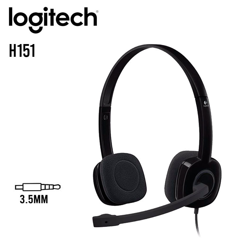 Auricular LOGITECH Headset Hh151 comodas y suaves