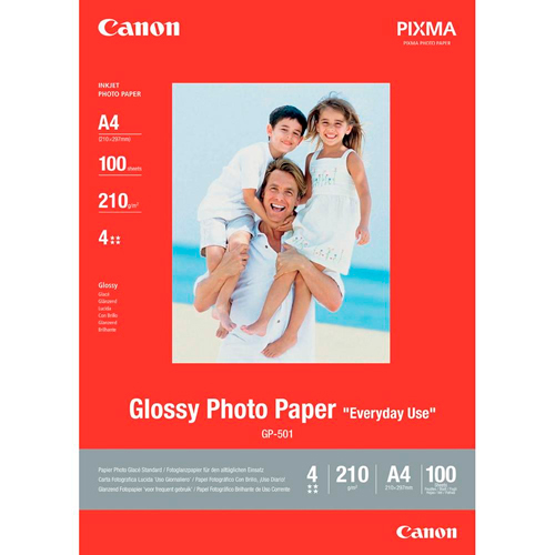 PAPEL FOTO CANON GP-501 A4 X 100 GLOSSY