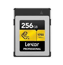 Memoria CFexpress Lexar Professional 256GB Type B - Gold Series - R:1750mb - W:1500mb