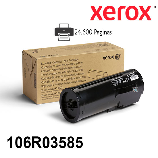 TONER XEROX PARA B400/B405 106R03585 24,600 PAGINAS