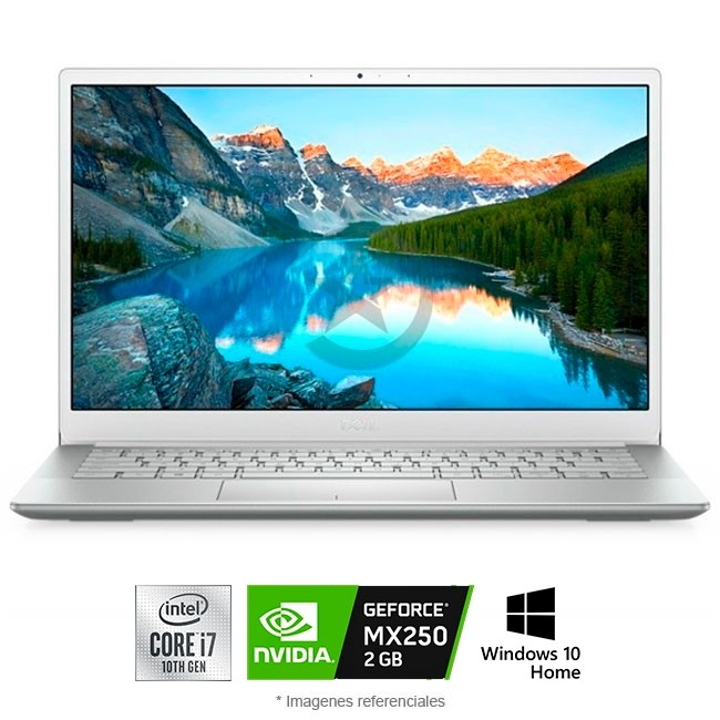 Laptop Inspiron 13-5391, i7-10510U, RAM 8GB, SSD 512GB Video 2GB MX250, Pantalla LED 13.3, Full HD, Wind 10 Home
