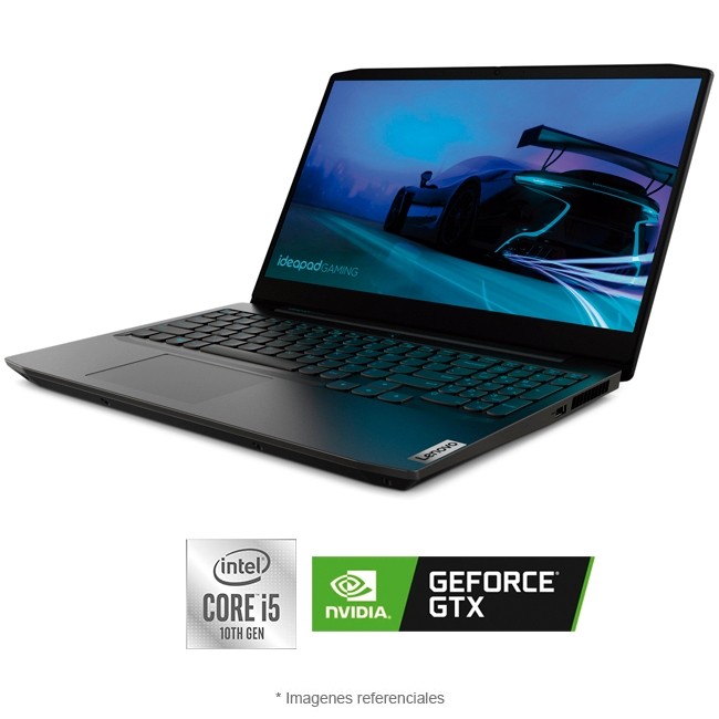Laptop Lenovo Ideapad Gaming 3 15IMH05, Core i5-10300H 2.5 GHz, RAM 8GB, HDD 1TB, Video 4 GB Nvidia GTX 1650, LED 15.6\" Full HD, Windows 10 Home SP