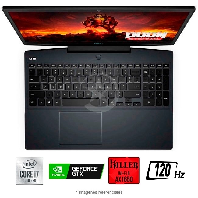 Laptop G5 5500 Gaming i7-10750H, RAM 16GB, SSD 512GB, video 6GB GTX 1660Ti, LED 15.6 Full HD, Wind 10 Home