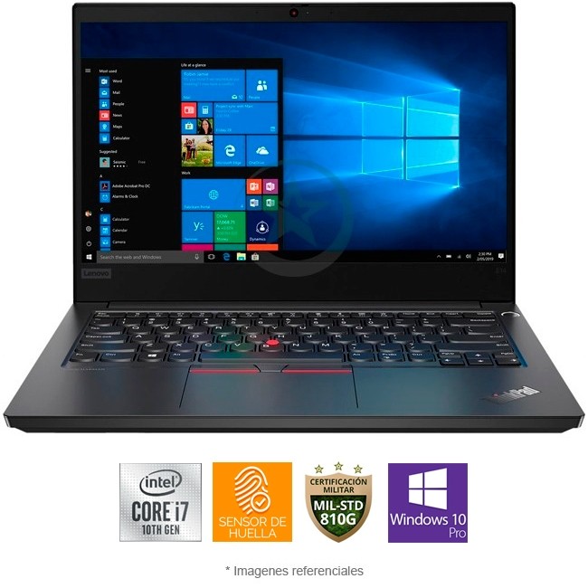 Lenovo ThinkPad E14 I7-1165G7 RAM 8GB 512 GB SSD LED 14" Full HD