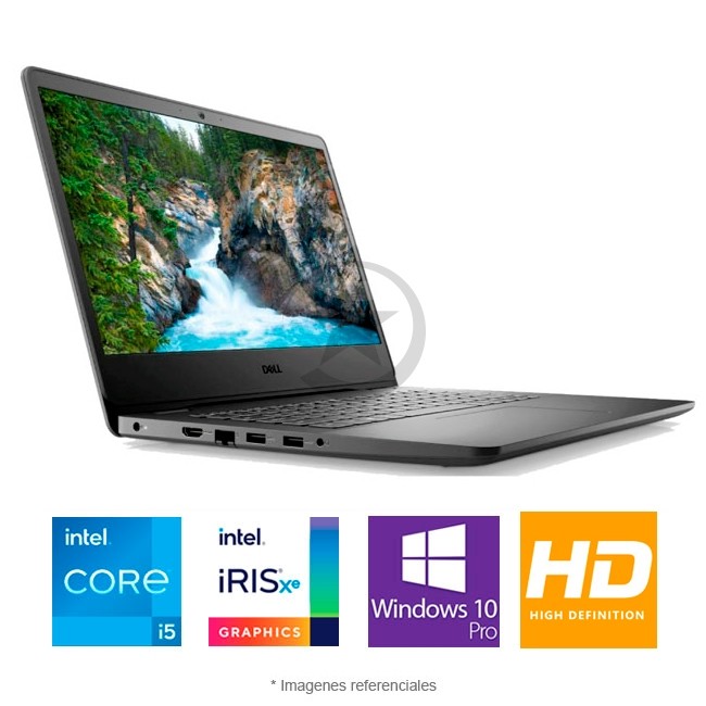 Laptop Dell Vostro 3400 CTO Intel Core i5-1135G7 2.4GHz, Memoria RAM 16GB, Sólido SSD 512GB, Pantalla LED 14" HD, Windows 10 Pro SP