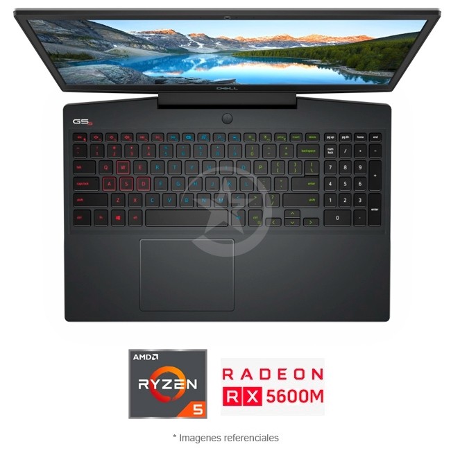Laptop G5 5505 Gaming, Ryzen 5 4600H, RAM 16GB, SSD 512GB, Video 6GB Radeon RX 5600M, LED 15.6 Full, Wind 10 Home