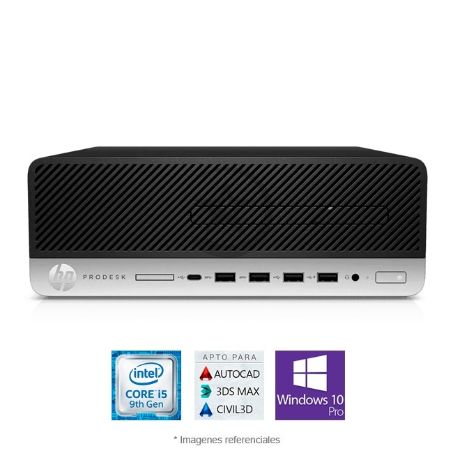 PC HP ProDesk 600 G4, Intel® Core™ i5-9400 2.9GHz, RAM 8GB, Disco Duro HDD 1TB, DVD, Windows 10 Pro SP