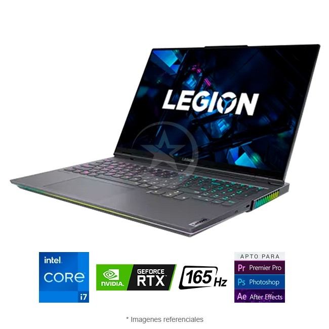Laptop Legion 7i Gen 6, i7-11800H, RAM 16GB, SSD 1TB, Video 8GB RTX 3070, LED 16 WQXGA Wind 11 Home