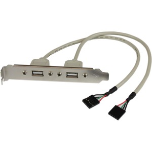 Startech.Com Adaptador de Placa USB A Hembra de 2 puertos
