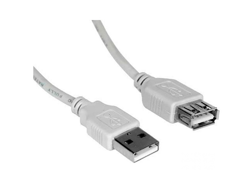 CABLE ADAPTADOR USB HI-SPEED [ USB MACHO - A - USB HEMBRA ] ( 16U2AE06Z ) 2 METROS