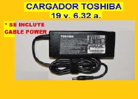 Cargador Toshiba 19V 6.32A 120W