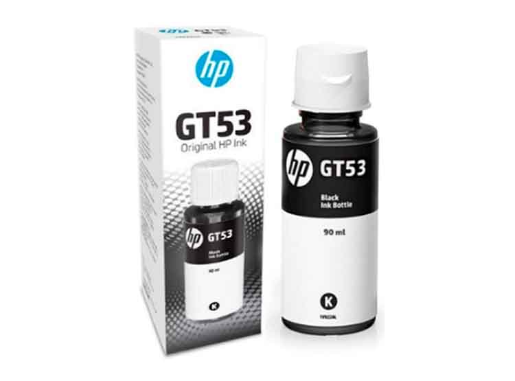 Botella de Tinta HP GT53 Negro Original (1VV22AL) 90ml
