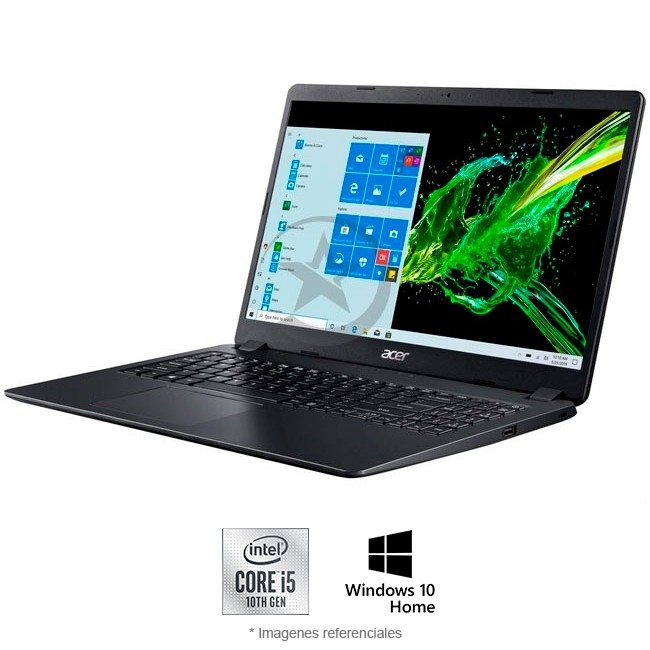 Laptop ACER Aspire 3 A315-56 Intel Core i5-1035G1 1.0 / 3.6GHz, RAM 16 GB, HDD 2TB, LED 15.6\" Full HD CineCrystal, Windows 10 Home