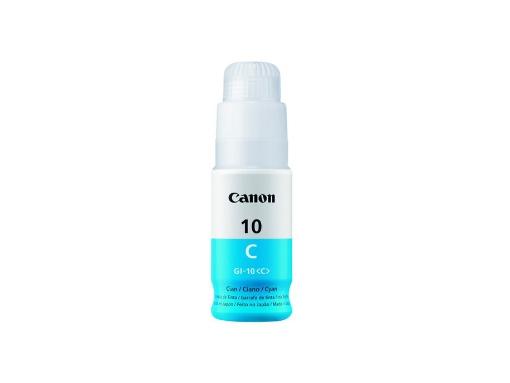 botella de tinta canon gi-10c / color cyan / 70ml[@@@]compatibles con impresoras cano