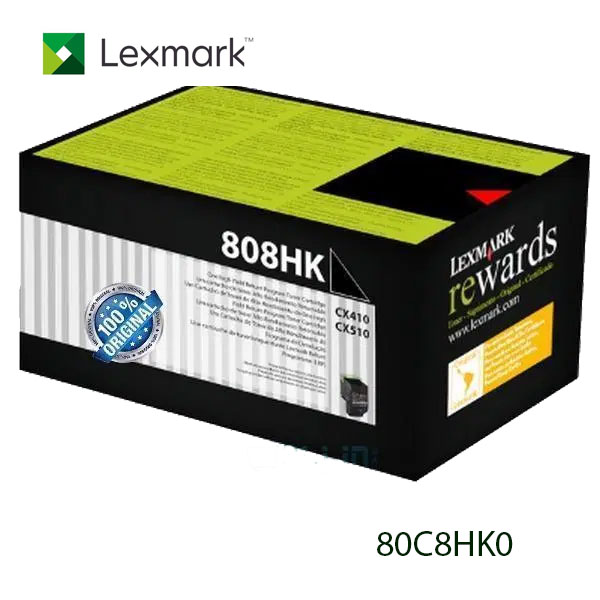 TONER LEXMARK 80C8HK0 BLACK 80X (CX410/510) 4KPG