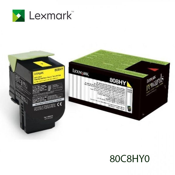 TONER LEXMARK 80C8HY0 YELLOW 80X (CX410/510) 3KPG