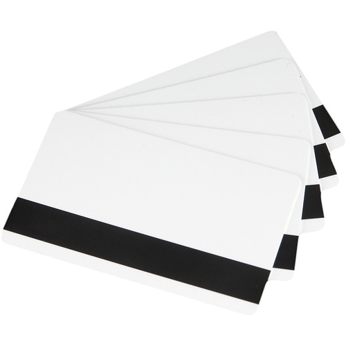 Fargo CR-80 UltraCard Premium Composite Cards with High-Coercivity Magnetic Stripe (500 Cards)