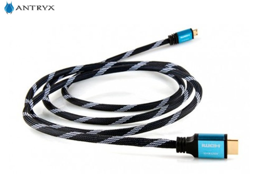 CABLE ADAPTADOR ANTRYX [ HDMI - A - MINI HDMI ] ( AHC-PAMCM01-200CM ) 2 METROS