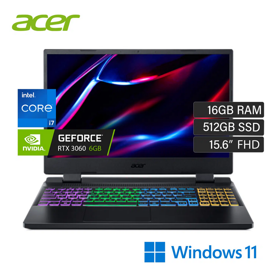 Laptop Acer Nitro AN515-58-725A Intel Core I7 12700H RAM 16GB