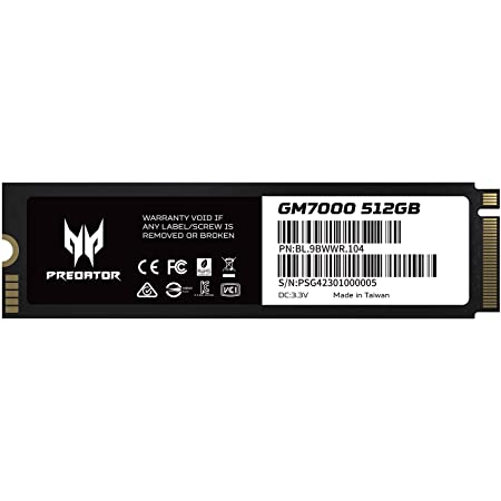 SSD PREDATOR GM7000 1TB M.2 PCIE GEN4X4 NVME BL.9BWWR.105