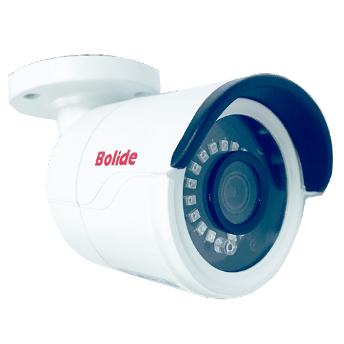 Bolide H.265 5MP 3.6MM FIXED LENS IP66 IR BULLET CAMERA POE 12VDC IR UP TO 75FT NDAA COMPLIANT