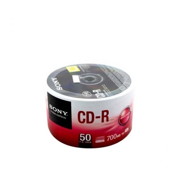 CD-R GRABABLE SONY - CONO X 50 UNID. - 700MB - 48X