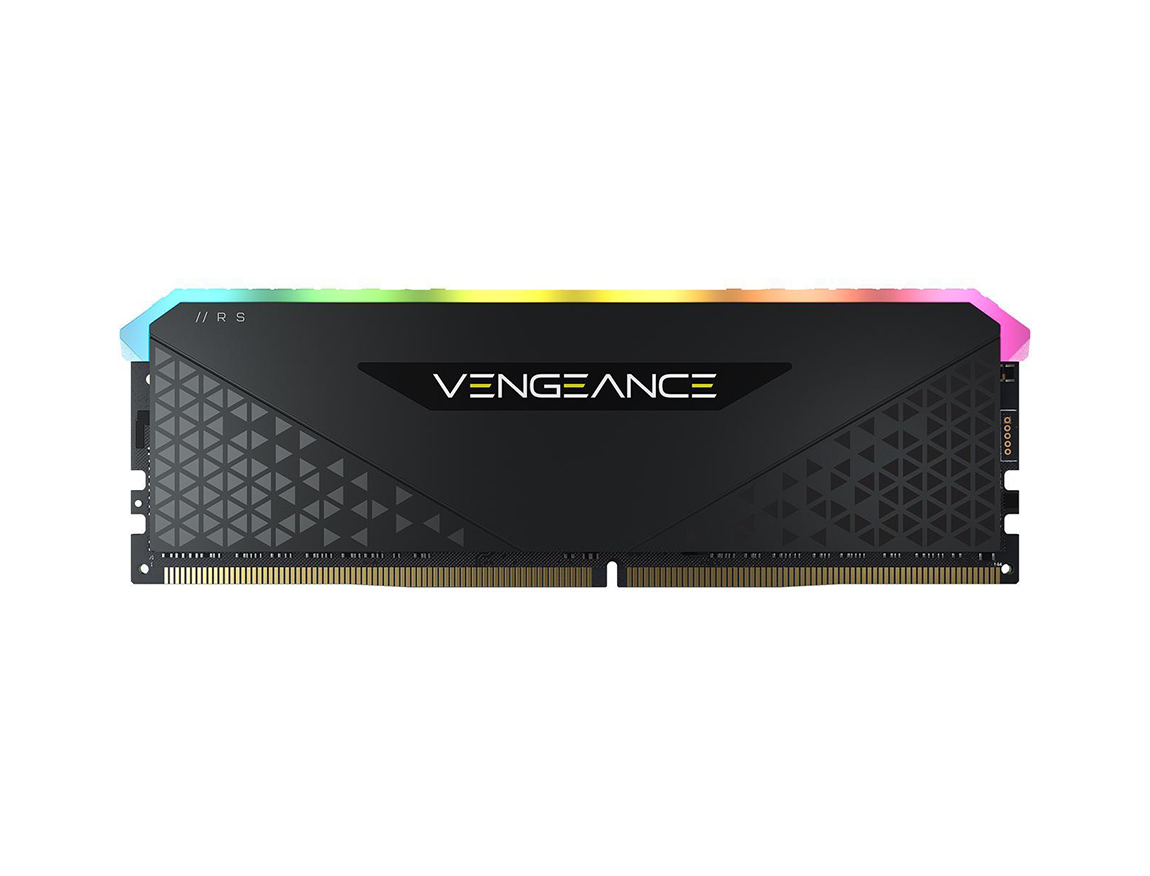 MEM. RAM CORSAIR VENGEANCE RS DDR4 16GB/3200 ( CMG16GX4M1E3200C16 ) LED- RGB / BLACK