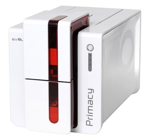 Evolis Primacy Impresora para Tarjetas PVC, 300 x 300 DPI, USB 1.1, Blanco/Rojo DOBLE CARA Duplex