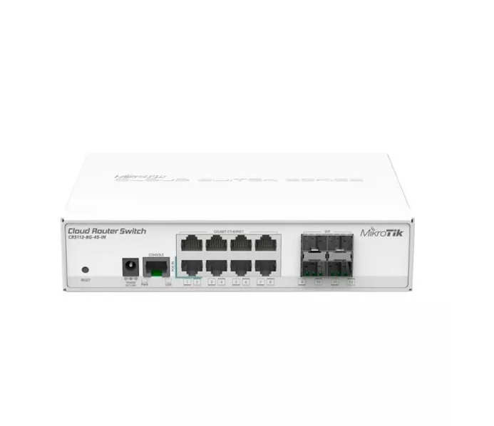 Cloud Router Switch 8x CRS112-8G-4S-IN