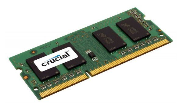 Memoria Crucial CT102464BF160B, 8GB, DDR3, SODIMM, 1600 MHz, CL11.