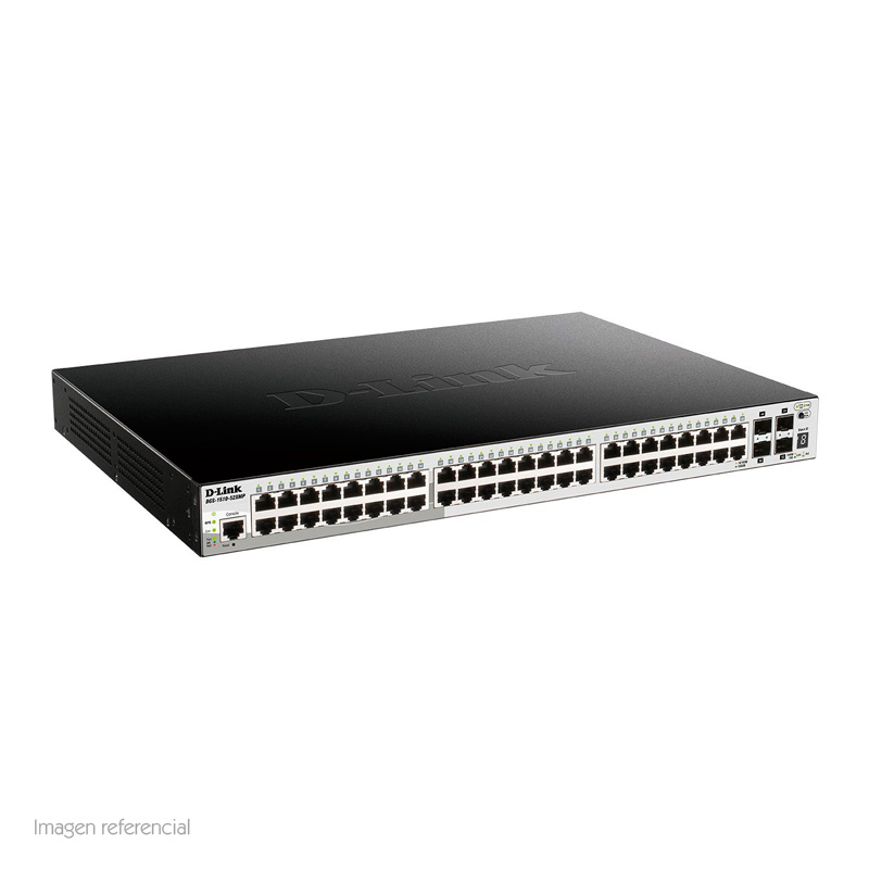 D-Link DGS-1510-52X Switch 48 Puertos Gigabit + 4 Puertos 10G SFP+