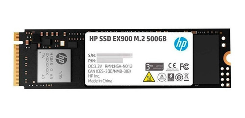 SSD HP EX900 500GB M.2 NVME