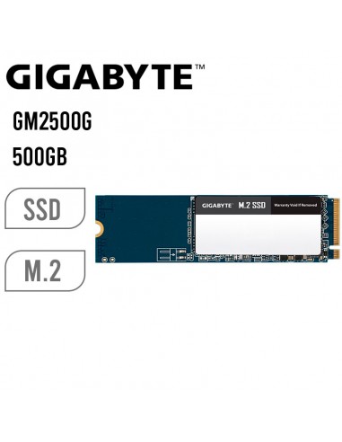unidad en estado solido gigabyte gm2500g, 500gb, m.2 2280, pci-express 3.0 x4, nvme 1