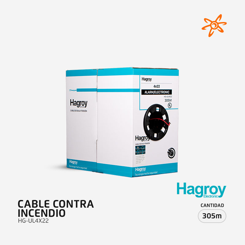 CABLE CONTRA INCENDIO HAGROY HG-UL2X16