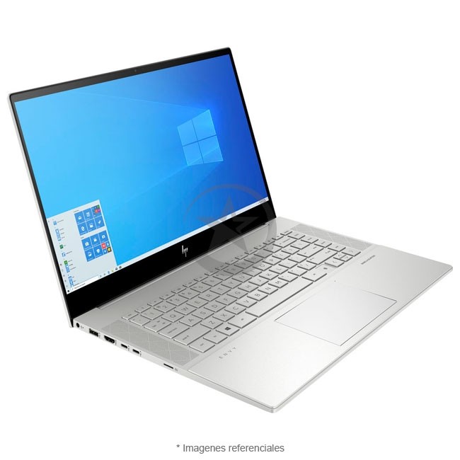 Laptop HP ENVY 15-EP004MT, Intel Core i7-10750H 2.6GHz, RAM 16GB + Optane 32GB, Sólido SSD 512GB PCIe, Video 6 GB Nvidia RTX 2060 Max-Q, AMOLED 15.6" Ultra HD 4K 100% DCI-P3 Táctil, Windows 10 Home SP