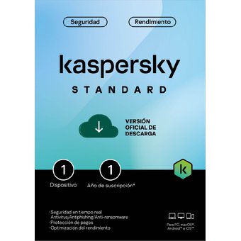 Kaspersky Standard LatAm 1 Dvc 1Y Bs DnP