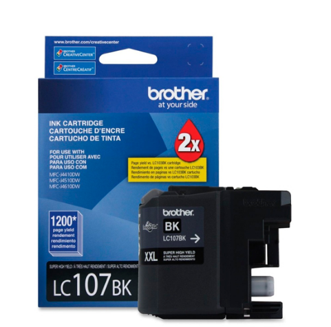TINTA BROTHER LC-107BK MFC-J4510DW 1200 PAG