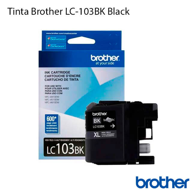 Cartucho de Tinta Negro Brother LC-103BK