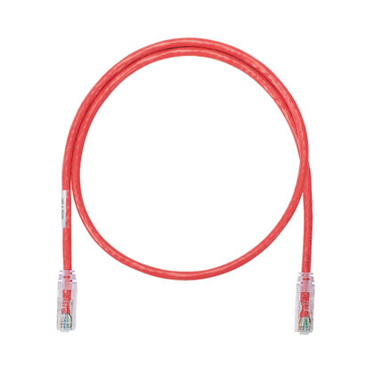 Cable de parcheo UTP Categoría 6, con plug modular en cada extremo - 2 m. - Rojo/Azul