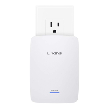 Linksys Wireless-N Range Extender RE3000W - N300 Mbps - Extensor de rango Wi-Fi