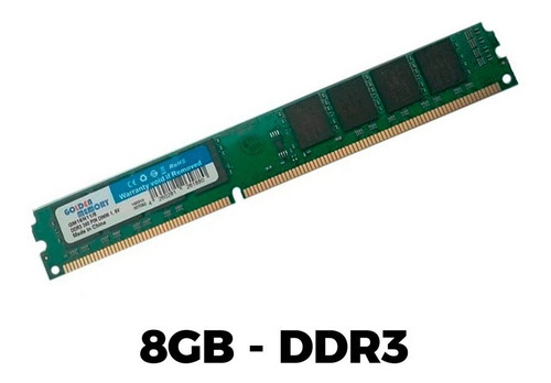 MEMORIA DDR3 8GB PC 1600 GOLDEN (PC3-12800)