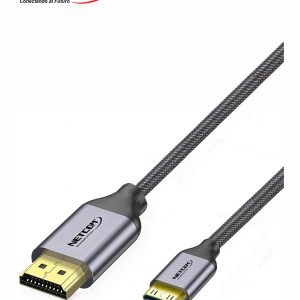 CABLE HDMI 2.1 DE FIBRA OPTICA DE 10 METROS ULTRA HD 8K A 60HZ- 4K A 120HZ NETCOM