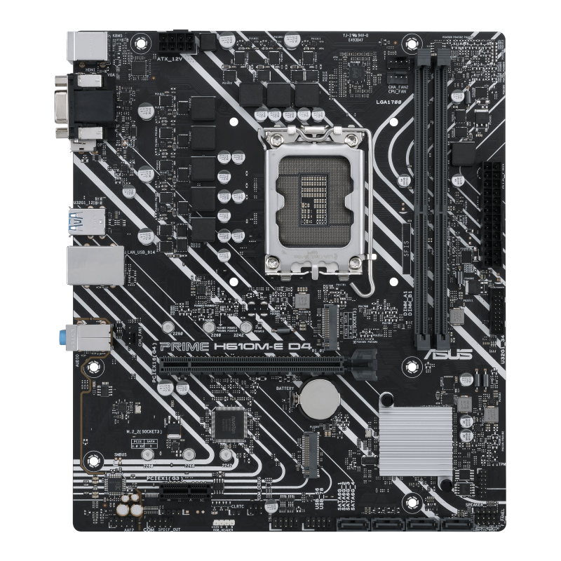 LGA 1700 INTEL ASUS PRIME H610M-E D4 2 DDR4 MATX