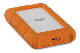 Disco Duro Externo LaCie RUGGED 4TB USB-C, USB 3.0, Drop Shock Dust Rain Resistant, for Mac and PC STFR4000800