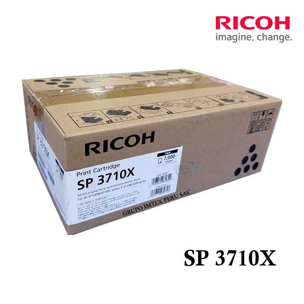 Toner Ricoh Sp-3710X, &#12304;M320F&#12305;P311 Original