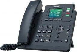 Telefono IP ejecutivo estandar YEALINK SIP-T33G 4 cuentas SIP, doble puerto giga, pantalla lcd grafica 2.4", poe