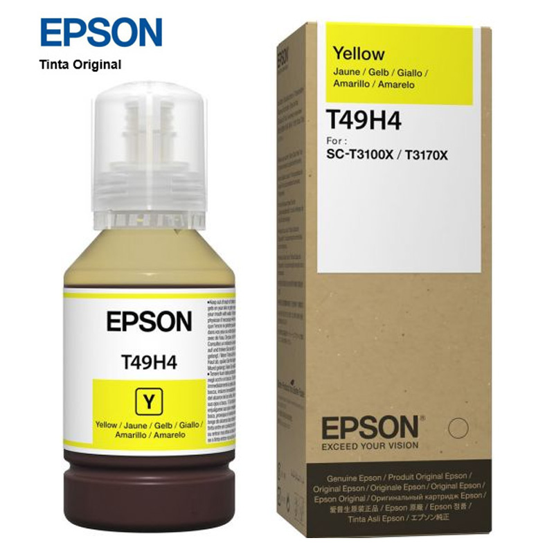 Botella Tinta Epson T49H400 Yellow 140ml.