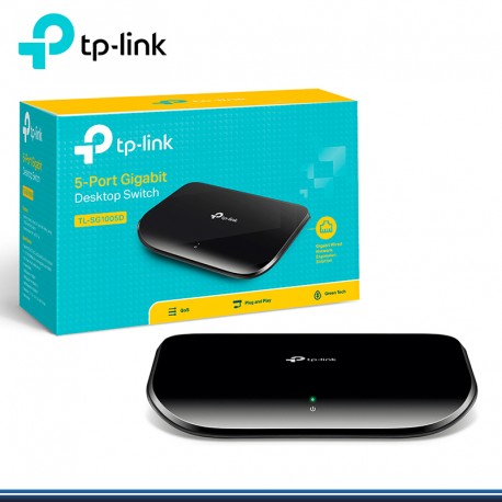 SWITCH GbE 5pt TP-LINK TL-SG1005D plastico