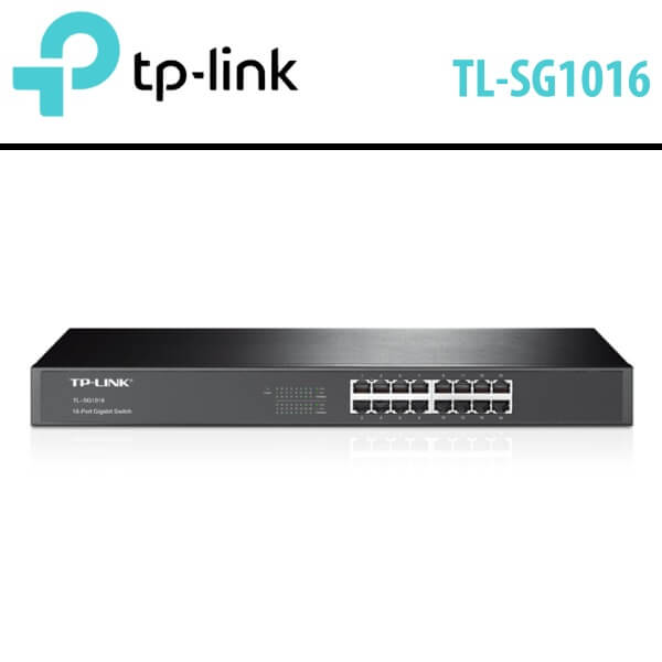 SWITCH GbE 16pt TP-LINK TL-SG1016 Rackeable